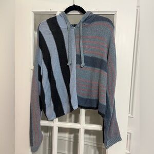 American Eagle Outfitters Multicolor Knit Hoodie